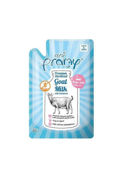 PRAMY YAVRU KEDİLER İÇİN ARI SÜTLÜ KEÇİ SÜTÜ 60 GR